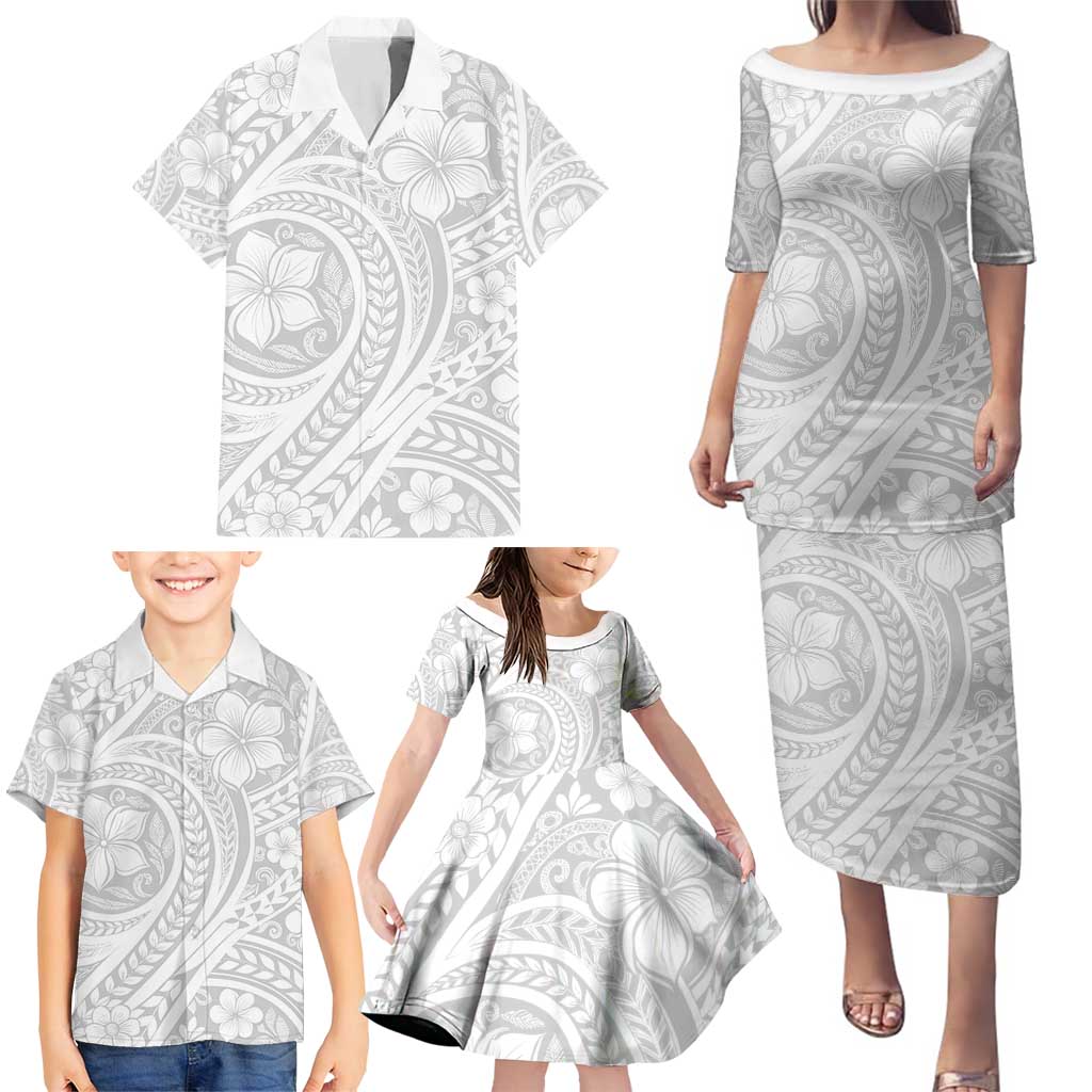 Lotu Tamaiti Samoan Polynesian Tribal Family Matching Puletasi and Hawaiian Shirt - Polynesian Pride