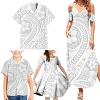 Lotu Tamaiti Samoan Polynesian Tribal Family Matching Summer Maxi Dress and Hawaiian Shirt - Polynesian Pride