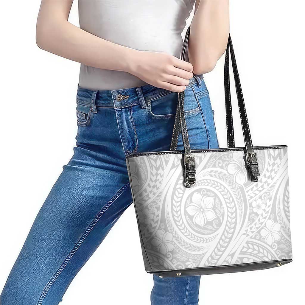 Lotu Tamaiti Samoan Polynesian Tribal Leather Tote Bag LT9 - Polynesian Pride