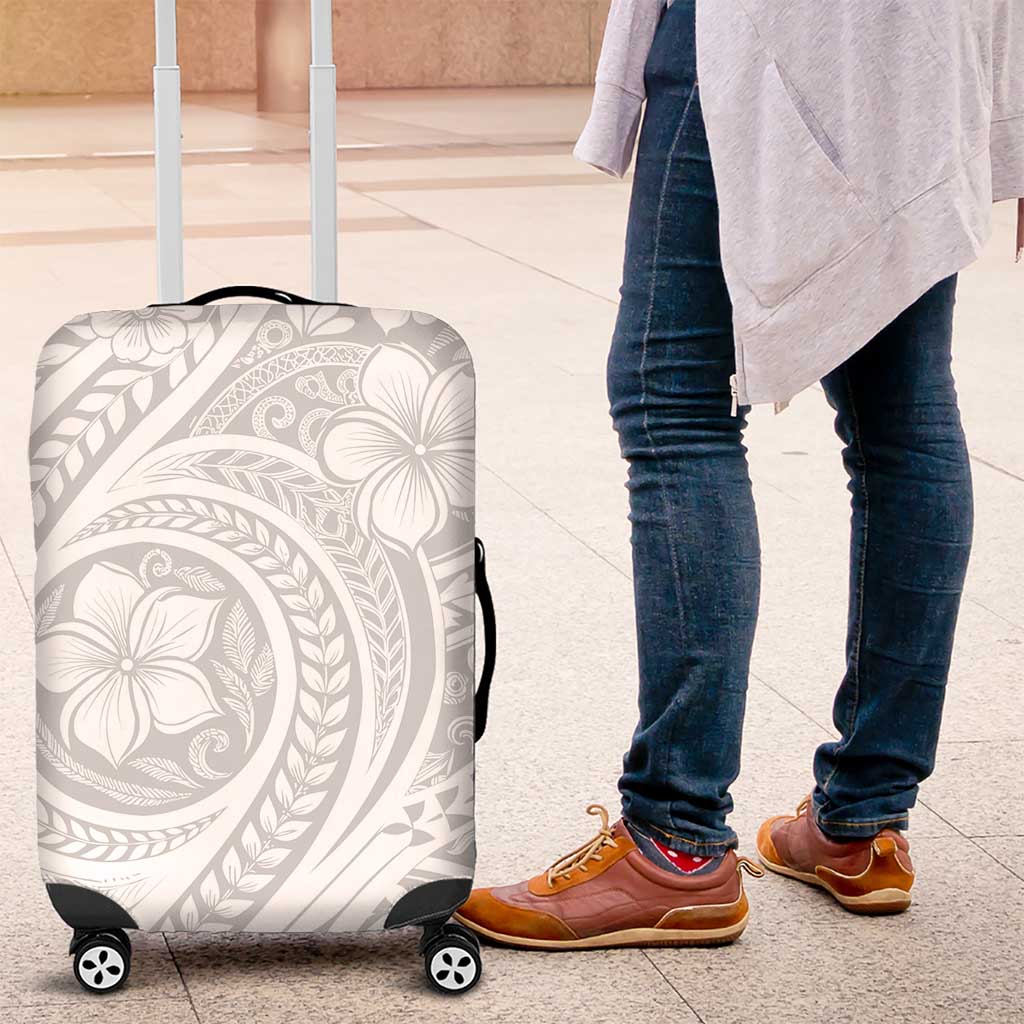 Lotu Tamaiti Samoan Polynesian Tribal Luggage Cover LT9 White - Polynesian Pride