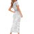 Lotu Tamaiti Samoan Polynesian Tribal Short Sleeve Bodycon Dress - Polynesian Pride