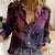 Polynesia Women Casual Shirt Whale Tale and Polynesian Sunset Plumeria Pink LT9 Female Pink - Polynesian Pride