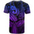 Polynesia T Shirt Whale Tale and Polynesian Sunset Plumeria Purple LT9 - Polynesian Pride