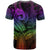 Polynesia T Shirt Whale Tale and Polynesian Sunset Plumeria Rainbow LT9 - Polynesian Pride