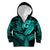 Polynesia Kid Hoodie Whale Tale and Polynesian Sunset Plumeria Turquoise LT9 Zip Hoodie Turquoise - Polynesian Pride