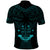 FSM Chuuk States Polo Shirt Micronesia Vintage Polynesian Tribal Aqua Version LT9 - Polynesian Pride