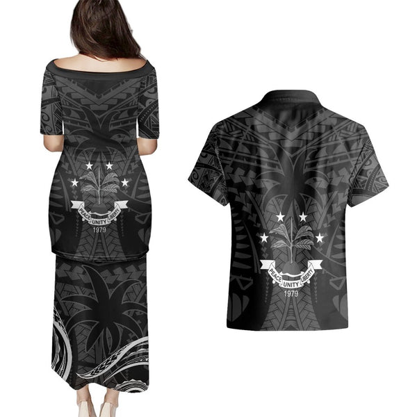 Chuuk State Hawaiian Shirt Polynesia Floral Tribal Ver.1