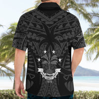 FSM Chuuk States Hawaiian Shirt Micronesia Vintage Polynesian Tribal Black Version LT9 - Polynesian Pride