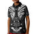 FSM Chuuk States Kid Polo Shirt Micronesia Vintage Polynesian Tribal Black Version LT9 Kid Black - Polynesian Pride