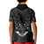 FSM Chuuk States Kid Polo Shirt Micronesia Vintage Polynesian Tribal Black Version LT9 - Polynesian Pride
