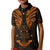 FSM Chuuk States Kid Polo Shirt Micronesia Vintage Polynesian Tribal Gold Version LT9 Kid Gold - Polynesian Pride