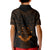FSM Chuuk States Kid Polo Shirt Micronesia Vintage Polynesian Tribal Gold Version LT9 - Polynesian Pride