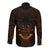 FSM Chuuk States Long Sleeve Button Shirt Micronesia Vintage Polynesian Tribal Gold Version LT9 - Polynesian Pride