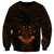 FSM Chuuk States Sweatshirt Micronesia Vintage Polynesian Tribal Gold Version LT9 - Polynesian Pride