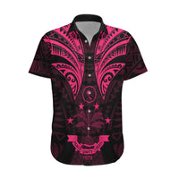 FSM Chuuk States Hawaiian Shirt Micronesia Vintage Polynesian Tribal Pink Version LT9 Pink - Polynesian Pride
