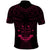 FSM Chuuk States Polo Shirt Micronesia Vintage Polynesian Tribal Pink Version LT9 - Polynesian Pride