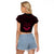 FSM Chuuk States Raglan Cropped T Shirt Micronesia Vintage Polynesian Tribal Pink Version LT9 - Polynesian Pride