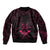 FSM Chuuk States Sleeve Zip Bomber Jacket Micronesia Vintage Polynesian Tribal Pink Version LT9 - Polynesian Pride