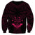 FSM Chuuk States Sweatshirt Micronesia Vintage Polynesian Tribal Pink Version LT9 - Polynesian Pride