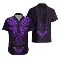 FSM Chuuk States Hawaiian Shirt Micronesia Vintage Polynesian Tribal Purple Version LT9 - Polynesian Pride