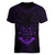 FSM Chuuk States Women V Neck T Shirt Micronesia Vintage Polynesian Tribal Purple Version LT9 - Polynesian Pride