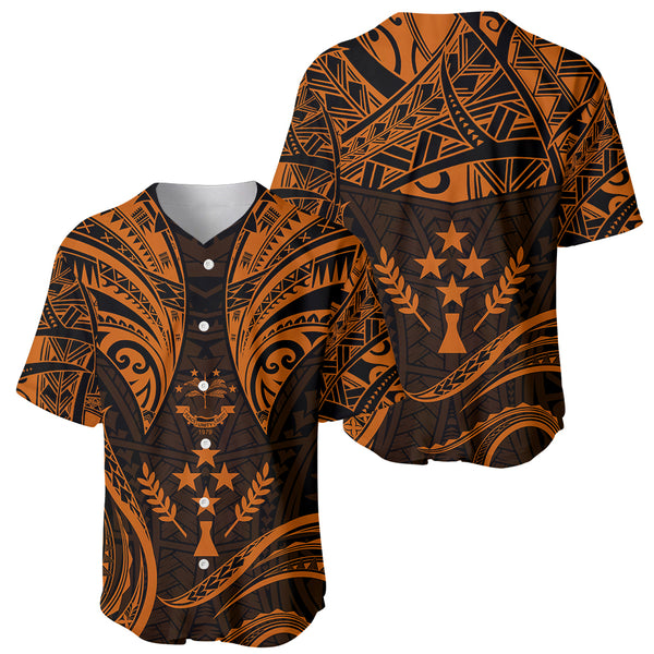 FSM Kosrae Baseball Jersey Happy Independence Day Original Vibes - Black LT8 main image 0