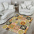 Mele Kalikimaka Hawaii Christmas Area Rug Melemele Mama Seamless Floral Motif - Polynesian Pride