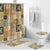 Mele Kalikimaka Hawaii Christmas Bathroom Set Melemele Mama Seamless Floral Motif - Polynesian Pride