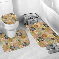 Mele Kalikimaka Hawaii Christmas Bathroom Set Melemele Mama Seamless Floral Motif - Polynesian Pride