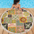 Mele Kalikimaka Hawaii Christmas Beach Blanket Melemele Mama Seamless Floral Motif - Polynesian Pride