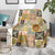 Mele Kalikimaka Hawaii Christmas Blanket Melemele Mama Seamless Floral Motif - Polynesian Pride
