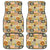 Mele Kalikimaka Hawaii Christmas Car Mats Melemele Mama Seamless Floral Motif - Polynesian Pride