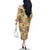 Mele Kalikimaka Hawaii Christmas Family Matching Off The Shoulder Long Sleeve Dress and Hawaiian Shirt Melemele Mama Seamless Floral Motif - Polynesian Pride