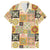 Mele Kalikimaka Hawaii Christmas Family Matching Off Shoulder Short Dress and Hawaiian Shirt Melemele Mama Seamless Floral Motif - Polynesian Pride