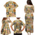Mele Kalikimaka Hawaii Christmas Family Matching Puletasi and Hawaiian Shirt Melemele Mama Seamless Floral Motif - Polynesian Pride
