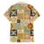 Mele Kalikimaka Hawaii Christmas Family Matching Puletasi and Hawaiian Shirt Melemele Mama Seamless Floral Motif - Polynesian Pride
