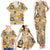 Mele Kalikimaka Hawaii Christmas Family Matching Tank Maxi Dress and Hawaiian Shirt Melemele Mama Seamless Floral Motif - Polynesian Pride