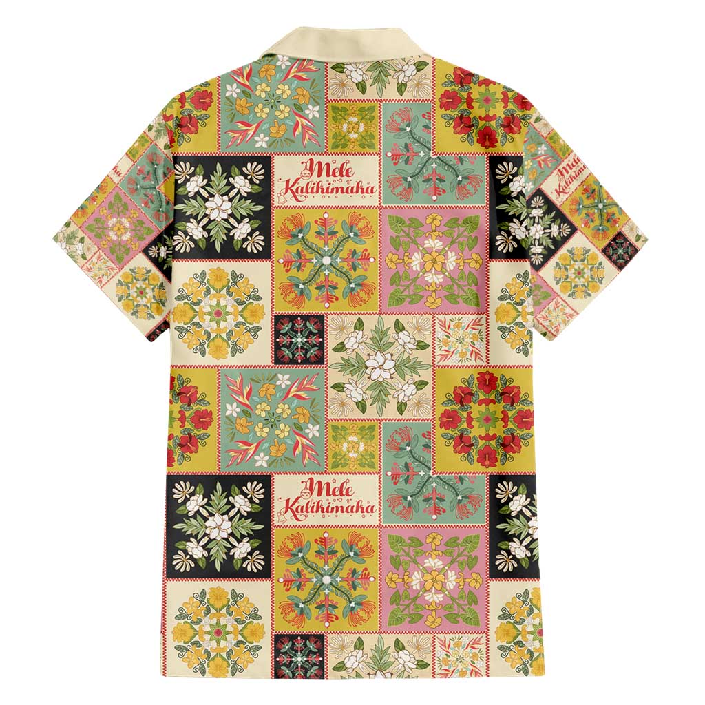 Mele Kalikimaka Hawaii Christmas Hawaiian Shirt Melemele Mama Seamless Floral Motif - Polynesian Pride