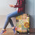 Mele Kalikimaka Hawaii Christmas Luggage Cover Melemele Mama Seamless Floral Motif - Polynesian Pride
