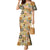Mele Kalikimaka Hawaii Christmas Mermaid Dress Melemele Mama Seamless Floral Motif - Polynesian Pride