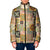 Mele Kalikimaka Hawaii Christmas Padded Jacket Melemele Mama Seamless Floral Motif - Polynesian Pride