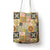 Mele Kalikimaka Hawaii Christmas Tote Bag Melemele Mama Seamless Floral Motif - Polynesian Pride