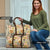 Mele Kalikimaka Hawaii Christmas Travel Bag Melemele Mama Seamless Floral Motif - Polynesian Pride