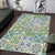 Mele Kalikimaka Hawaii Christmas Area Rug Omaomao Seamless Floral Motif - Polynesian Pride