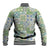 Mele Kalikimaka Hawaii Christmas Baseball Jacket Omaomao Seamless Floral Motif - Polynesian Pride