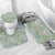 Mele Kalikimaka Hawaii Christmas Bathroom Set Omaomao Seamless Floral Motif - Polynesian Pride