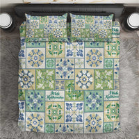 Mele Kalikimaka Hawaii Christmas Bedding Set Omaomao Seamless Floral Motif - Polynesian Pride