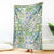 Mele Kalikimaka Hawaii Christmas Blanket Omaomao Seamless Floral Motif - Polynesian Pride