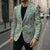 Mele Kalikimaka Hawaii Christmas Blazer Omaomao Seamless Floral Motif - Polynesian Pride