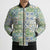 Mele Kalikimaka Hawaii Christmas Bomber Puffer Jacket Omaomao Seamless Floral Motif - Polynesian Pride